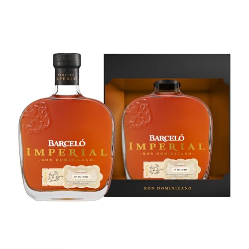 RON BARCELÓ IMPERIAL RON DOMINICANO Rum (1 x 0,7 l) 38% vol. - In edler Geschenkbox - Vielfach preisgekrönter, aromatischer Rum, blended in der Dominikanischen Republik