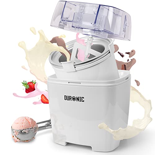 Duronic IM540 Eismaschine – Eiscreme & Sorbet Maker 1,5 L, Speiseeisbereiter für Frozen Yoghurt, Ice Cream Maker zum Selbermachen – Eis selber machen leicht gemacht