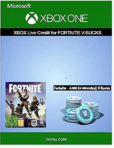 Xbox Live Guthaben für Fortnite - 4.000 V-Bucks + 1.000 extra V-Bucks | Xbox One - Download Code