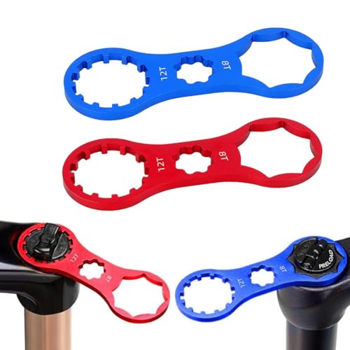 BIRLOZA Fahrrad Vordergabel Reparatur Werkzeug 2PCS Fahrradschlüssel Vordergabel Werkzeug Fahrrad Innenlager Schraubenschlüssel Federgabel Schlüssel für die Demontage und Montage von Fahrrädern