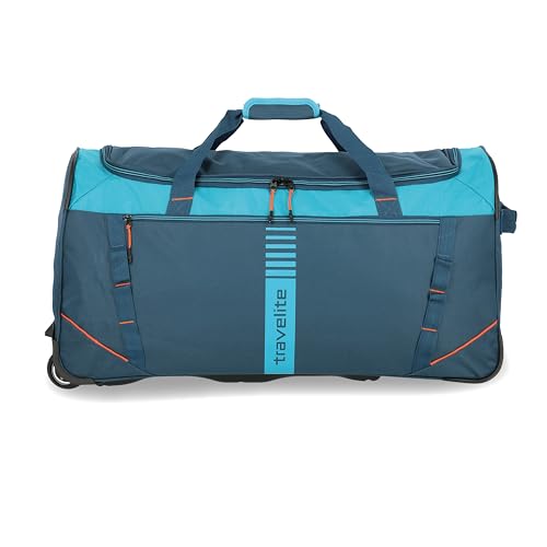 Travelite Trolley Reisetasche mit Rollen, Sporttasche Basics Active, große Rolltasche im frischen Design, 71 cm, 86 Liter