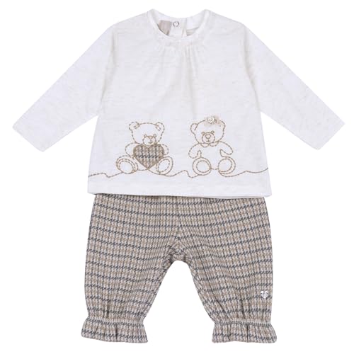 Chicco, Babyset Mit T-Shirt Und Hose, Aus Weichem Stoff, Babykleidung Für 0-24 Monate, Geschenkideen Zur Geburt, Designed in Italy