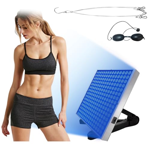 Bräunungslicht Solarium Portable Tanning Lamp für Home Gesichtsbräunung Tageslicht für Gesicht und Körper für zu Hause with Adjustable Stand and Hanging Hooks (aa)