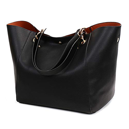 Pahajim Handtasche Damen Tote Bag Shopper Tasche Groß PU Leder Schultertasche Damen Henkeltaschen für Arbeit, Reisen,Einkaufen
