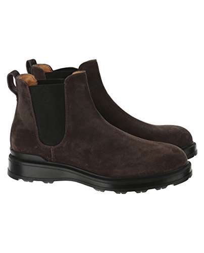 WOOLRICH W1021311 Chelsea Boot Suede Dark Brown Stiefelstiefel aus Wildleder Dunkelbraun Unterseite Vibram Herren (10(43), Dark Brown), Wildleder Braun, 43 EU