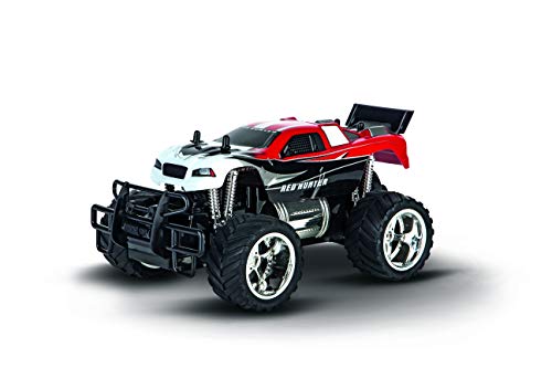 Carrera - 370180012 RC Red Hunter X I Ferngesteuerter Truck Actiongeladener Fahrspaß I Für jeden Untergrund I Spannende Rennen mit Mehreren Fahrzeugen I Ready to Race