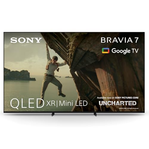 Sony BRAVIA 7 QLED (XR l Mini LED) 75 Zoll 4K HDR Google Smart TV (2024) | Gaming-Funktionen, IMAX, Dolby Vision Atmos, Chromecast, AirPlay, 120Hz 75XR70