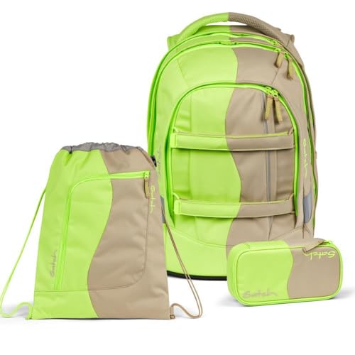Satch Pack Double Trouble Think Twice Schulrucksack 3tlg.
