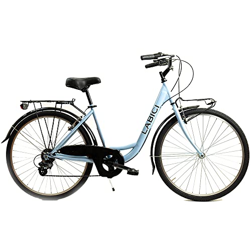 LABICI BIKECONCEPT Unisex – Erwachsene 6 Geschwindigkeiten City Bike, Aquamarin, 26 Zoll