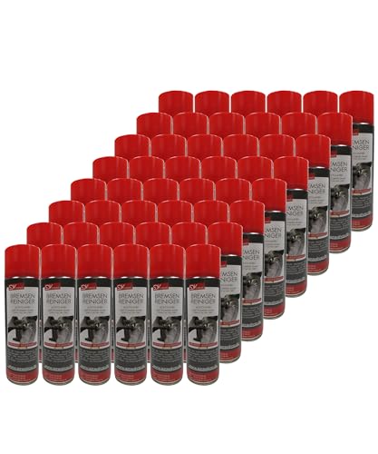 SDV Chemie Bremsenreiniger Spray 48x 500 ml Power Brake Cleaner 360° Ventil Teilereiniger