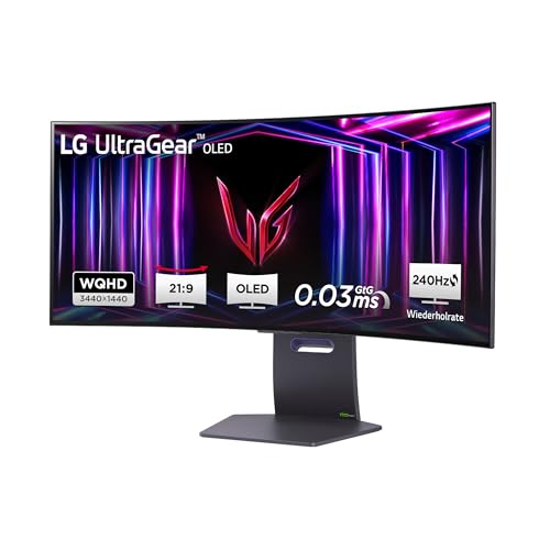 LG Electronics 34GS95QE-B.AEU UltraWide QHD Ultragear Gaming OLED-Monitor 34