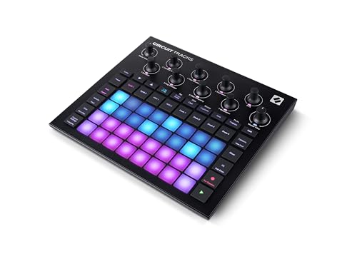 Novation Circuit Tracks: Groovebox-Sequenzer mit Synthesizer-, MIDI- und Drum-Spuren für die elektronische Musikproduktion.