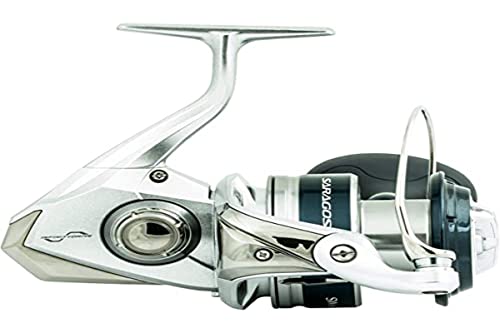 SHIMANO Reel Saragosa SW A 6000 HG, Silber, Dunkelblau