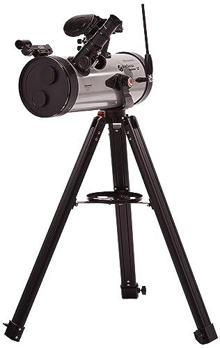 Celestron 22453 StarSense Explore LT127AZ Newtonian Reflector Telescope with Smartphone App-enabled Technology - includes Two Eyepieces, 2x Barlow lens, Phone Dock and Height-adjustable Tripod, Silver