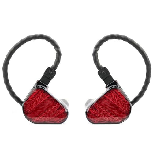 TRUTHEAR x Crinacle Zero: Red Dual Dynamic Treiber auf Ohrhörer mit 0.78 2pin Kabel