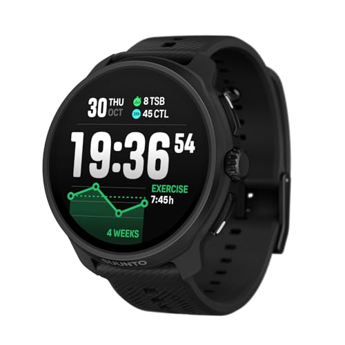 SUUNTO Race 2 GPS Sportuhr, Helles 1.5-Inch AMOLED Touchsreen,Schlankeres und Leichteres Design, 16-Tage Akkulaufzeit, Offline-Karten, Prezise Navigation, 115+ Sportmodi, Erweiterte Trainingsmesswerte