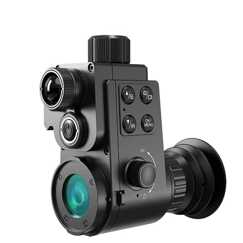SYTONG HT-88 Nachtsichtgerät Maximtac German-Edition Jagd Monokular - Full HD 1920x1080p Video & Foto Aufnahme Vorsatzgerät mit Universaladapter (940Nm)