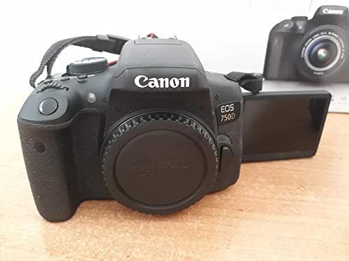 Canon EOS 750D SLR-Digitalkamera (24 Megapixel, APS-C CMOS-Sensor) inkl 18-55mm is STM Objektiv schwarz