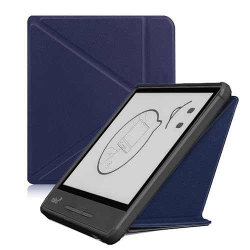 Passend für Tolino Epos2 8 Zoll TPU Schutzhülle Epos 2nd Generation Transformers Ledertasche Soft Shell (Blau)