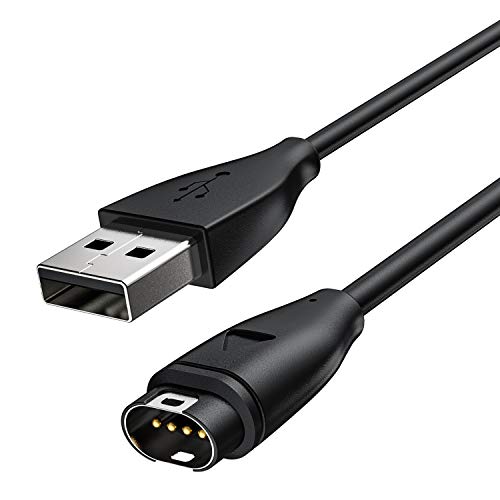 Mellbree Ladekabel Kompatibel mit Garmin Uhr – Kompatibel mit Garmin Vivoactive 5 4 4S 3, Fenix 7 7S 7X 6 6S 6X Pro 5 5S 5X Plus, Forerunner 745 935 945 45 45S 245, Instinct, Venu 2 Plus