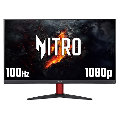 acer Nitro KG242Y E 60,5 cm Gaming Monitor - IPS Panel, 1920 x 1080, 4ms, 100Hz, FreeSync, HDMI, VGA