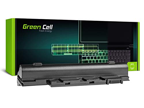 Green Cell AL10A31 AL10B31 AL10G31 Laptop Akku für Acer Aspire One 522 722 D255 D257 D260 D270 (6 Zellen 4400mAh 11.1V Schwarz)