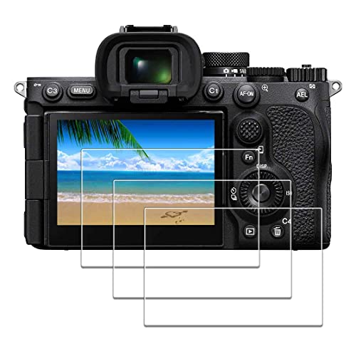 iDaPro Displayschutz schutzfolie für Sony A7R V A7RV Alpha 7R V 7RV Folie Screen Protector 9H Härte Gehärtetes Glas Einfache Installation [3 Stück]
