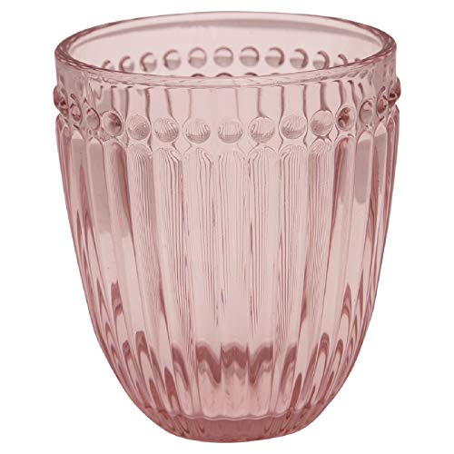 Greengate - Glas, Wasserglas - Alice - Glas - pink/rosa - Höhe 9,5 cm