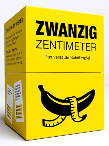 KAMPFHUMMEL Kampf gegen das Spießertum Zwanzig Zentimeter – Das versaute Schätzspiel | Witziges Schätz- und Ratespiel ab 16 Jahren | 2-6 Personen | Unnützes Wissen mit schwarzem Humor