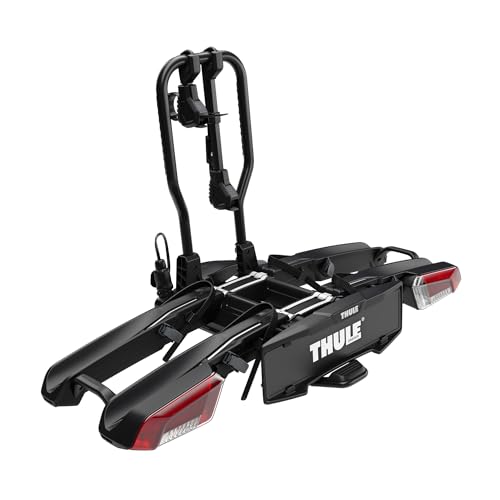 Thule Easyfold 3 Plattformfahrradträger Für Die Anhängerkupplung Black, 2(3) Bikes