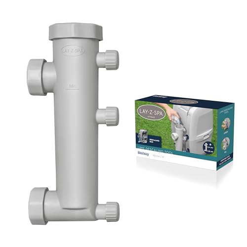 Lay-Z-Spa Entkalker-Adapter für Pumpeneinheiten – Zubehör gegen Kalk & E02-Fehler, für AirJet & HydroJet Pumpen, Wartung ohne Ausbau (ohne Entkalkungsmittel)