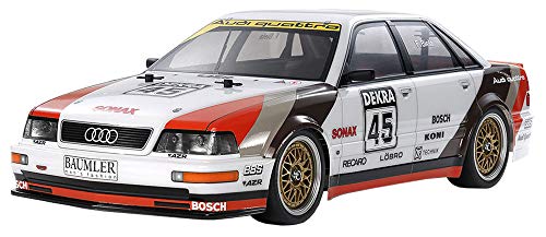 TAMIYA 1:10 RC Modell V8 Tourenwagen (TT-02), ferngesteuertes Auto, RC Fahrzeug, Modellbau, Bausatz zum Zusammenbauen, Hobby, Basteln