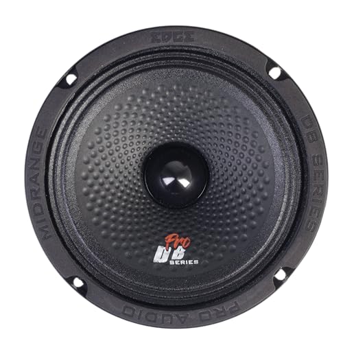 Edge EDBPRO6-E3 Hochleistungs-Autolautsprecher für extrem Lauten Klang, 300 W, max. 150 W RMS 16,5 cm (6,5 Zoll), Pro-Audio-Stil-Lautsprecher für Auto, Van, LKW