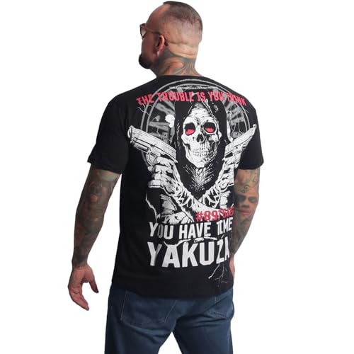 Yakuza Herren Trouble T-Shirt, Schwarz, XL