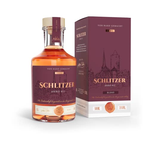 Schlitzer Anno 812 Whisky-Korn Cuvée inkl. Geschenkverpackung (1 x 0.5l)