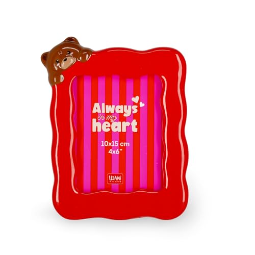 LEGAMI Teddy Bilderrahmen aus Keramik