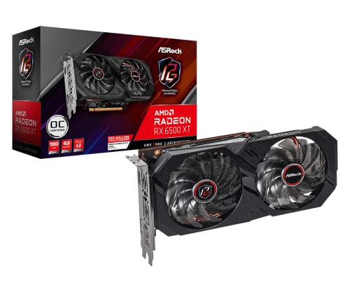 ASRock Radeon RX 6500XT Phantom Gaming D OC 4GB