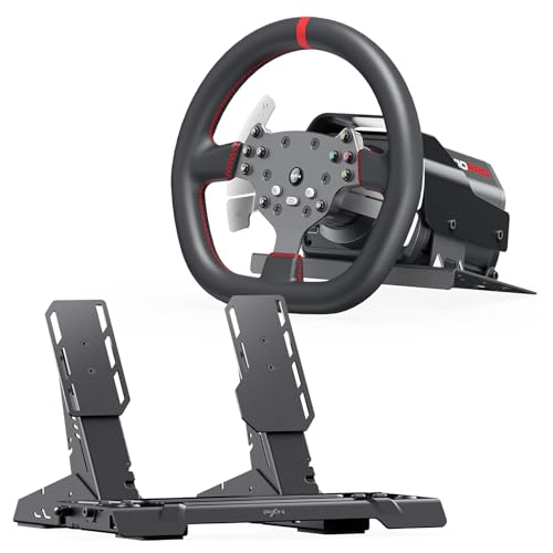 PXN V10 Ultra Gaming-Lenkrad – 3,2 Nm Direct-Drive Force-Feedback Servo-Motor-Basis, PD HM Gas- & Bremspedale, 270mm Steering Wheel – Sim-Racing-Lenkrad für PC, PS4 & Xbox