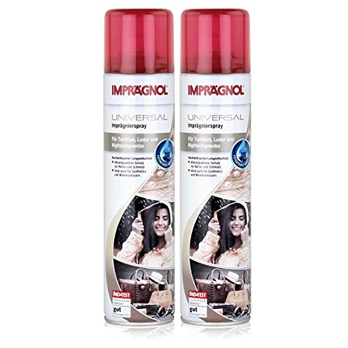 Imprägnol Universal Imprägnierspray 400ml - Wetterschutz für Leder, Textilien & Hightechgewebe, atmungsaktiver Schutz vor Nässe & Schmutz (2er Pack)