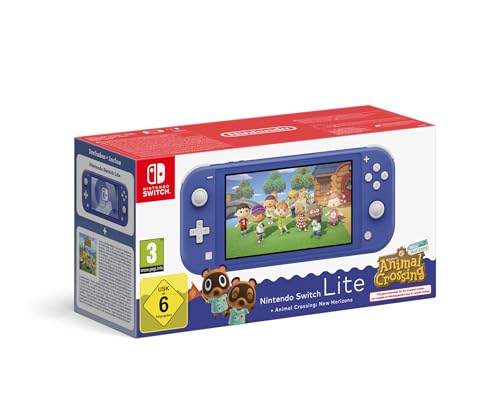 Nintendo Switch Lite + Animal Crossing: New Horizons Bundle - Blau