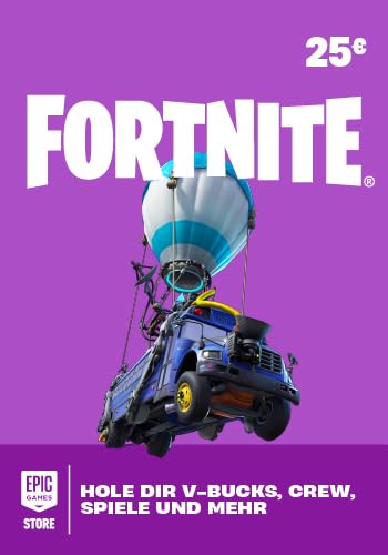 Fortnite-Geschenkkarte 25€ | Digital Code für Deutschland (Code kann nur in Deutschland eingelöst werden, Code ist nicht in Österreich verfügbar) 25.00 EUR | PC Code