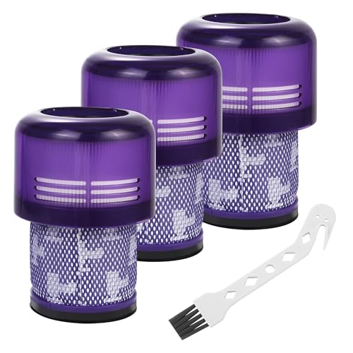3 Stück Filter für Dyson, für Dyson Ersatzfilter V11, Kompatibel mit Dyson V11 V15 SV14,Ersetze No.970013-02, Waschbares Filterzubehör für Dyson V11 V15 SV14