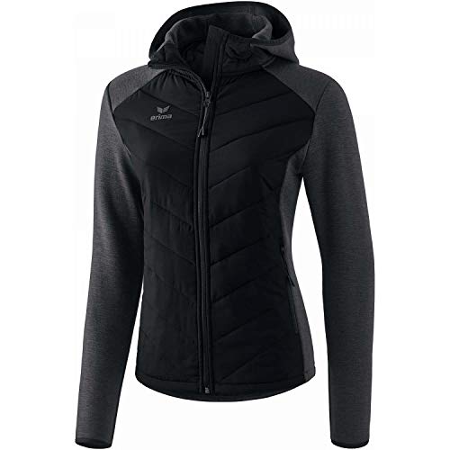 Erima Damen Steppjacke Function (2061907), schwarz, 36