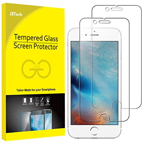 JETech Schutzfolie Kompatibel mit iPhone 6s Plus und iPhone 6 Plus, Gehärtetem Glas, 2 Stück