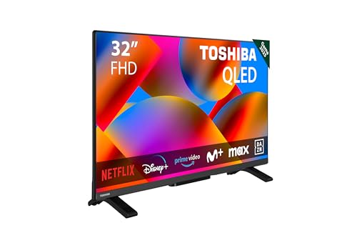 Toshiba 32QV2F63DG - QLED TV 32 Zoll (80 cm) - FHD 1920 x 1080 - DTS Virtual:X - Smart TV - 2 x HDMI