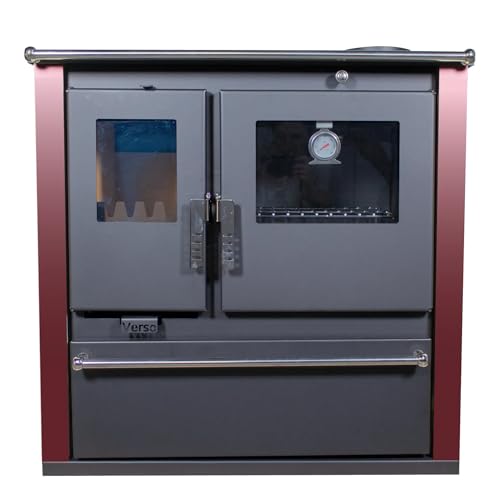 EEK A+ Verso CS Plus Küchenofen Kaminofen Holzherd 7.7 kW - Bordo