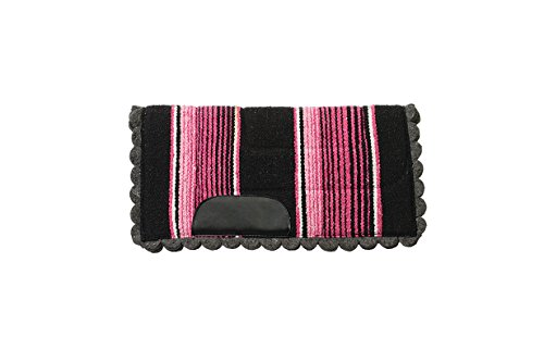 Weaver Leder Pony Filz gefüttert Navajo Sattel Pad, rose