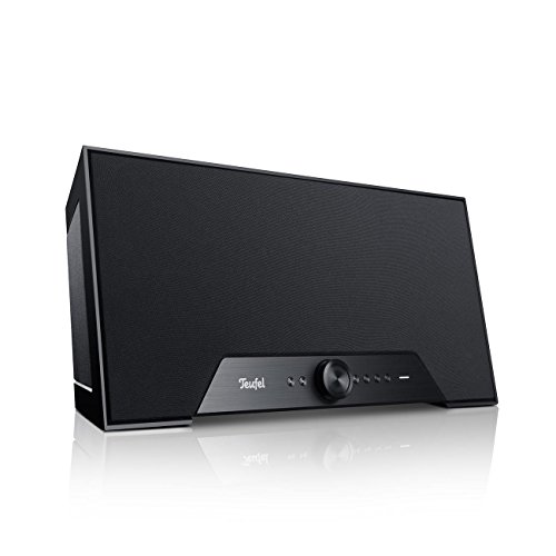 Teufel ONE M - All-in-One Soundystem Bluetooth Lautsprecher mit W-LAN, Integriertem Subwoofer, Multiroom Musik Steaming, Wecker, LAN, Internetradio - schwarz