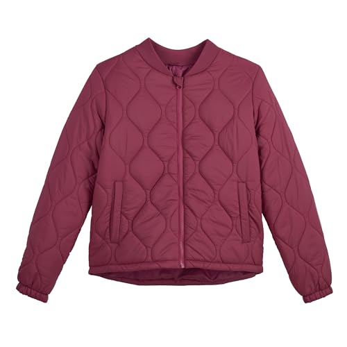 WELLTEX Damen Leicht-Steppjacke Berry-Rot, Größe S, regular Passform, mit Reißverschluss, atmungsaktiv, modisch, pflegeleicht