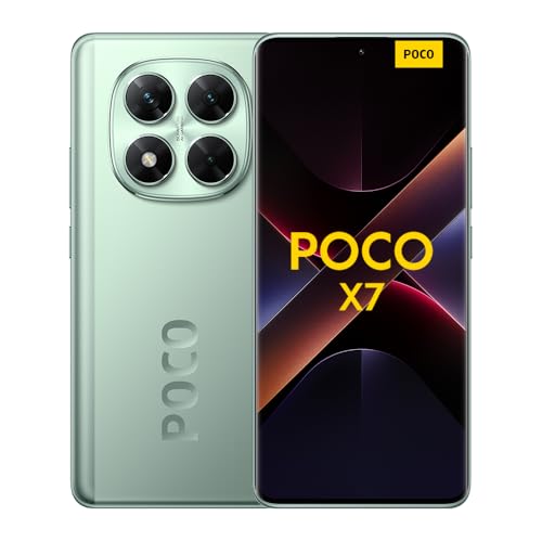 Xiaomi Poco X7 Smartphone, 12+512GB, Grün, 50MP Hauptkamera mit OIS, 5110mAh Akku, IP68